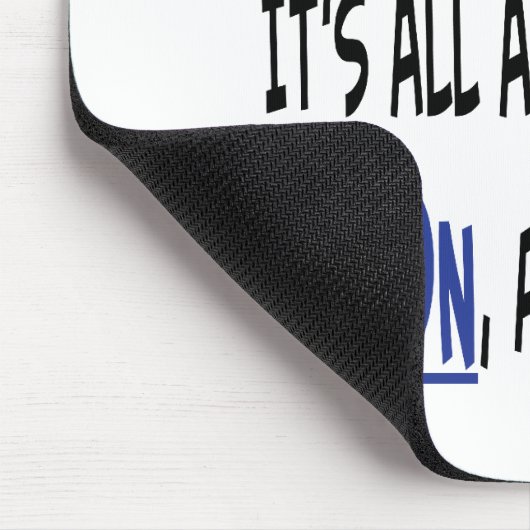 Zählen - Größe, Dauer und Frequenz Mousepad (Ecke)