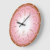 Zahlen Große Wanduhr (Winkel)