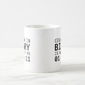 Zählen im Binärbereich Kaffeetasse (Mittel)