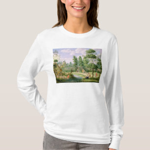 Zahlen im Boden eines Landhauses T-Shirt
