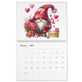 Zahlen im Hats-2025-Kalender Kalender (Feb 2027)