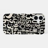 Zahlen iPhone 16 Hülle (Rückseite (Horizontal))