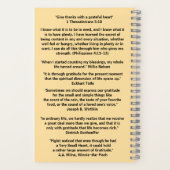 Zählen meiner Segnungen Notizblock (Rückseite)