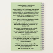 Zählen meiner Segnungen Notizblock (Rückseite)