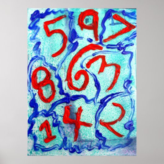 Zahlen Poster (Vorne)