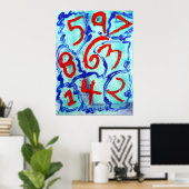 Zahlen Poster (Heimbüro)