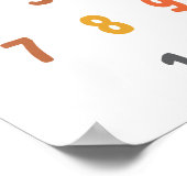 Zahlen. Poster & Prints (Ecke)