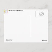 Zahlen Postkarte (Rückseite)