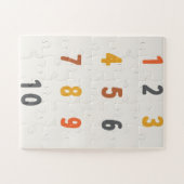 Zahlen. Puzzle Kids überdeckt (Horizontal)