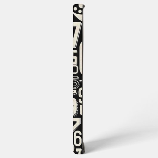 Zahlen Samsung Galaxy Hülle (Linke Seite)