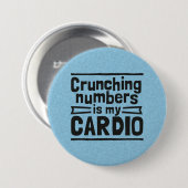 Zahlen schneiden ist mein Cardio Button (Vorne & Hinten)