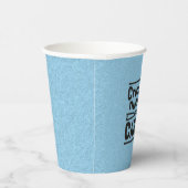 Zahlen schneiden ist mein Cardio Pappbecher (Rechts)