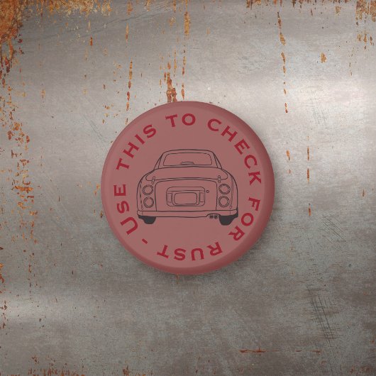 Zahlen Sehr nützlicher Karo für klassische Autos Magnet