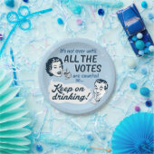 Zählen Sie alle Stimmen | Teller aus Papier | Retr (Party)