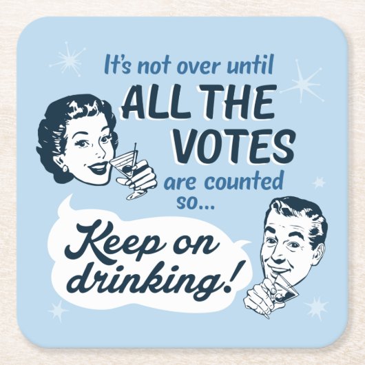 Zählen Sie alle Stimmen | Untersetzer Papier | Ret (Vorderseite)