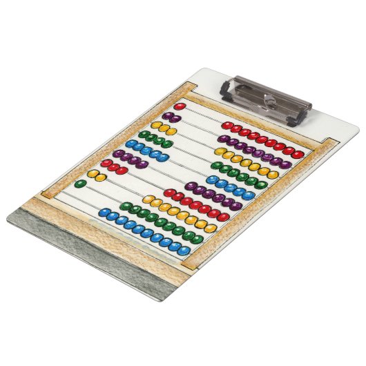 Zählen Sie auf das Design in einer Zwischenablage. Klemmbrett (Schrägansicht)