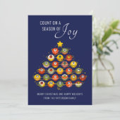 Zählen Sie auf eine Jahreszeit des fröhlichen Weih (Stehend Vorderseite)