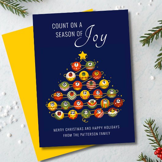 Zählen Sie auf eine Jahreszeit des fröhlichen Weih