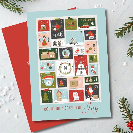 Zählen Sie auf eine Jahreszeit des fröhlichen Weih