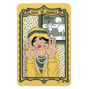 Zählen Sie auf Ihr selbst_C_4x6 Kühlschrank-Magnet Magnet