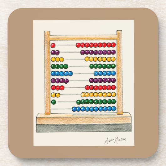 Zählen Sie auf mich Getränkeuntersetzer (Vorderseite)