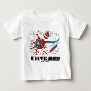 Zahlen Sie Aufmerksamkeit? (Neuron-Synapse-Spaß) Baby T-shirt