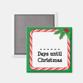 Zählen Sie bis Weihnachten Magnet (Vorderseite/Rückseite)
