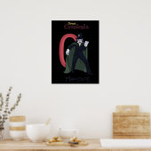 Zählen Sie Crashula in roten Zahlen (Monsterserie) Poster (Küche)