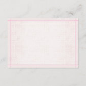 Zählen Sie den Bears Baby Shower Game Niedlich Gir Begleitkarte (Rückseite)