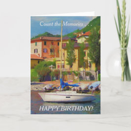 Zählen Sie die Erinnerungen Happy Birthday Card Karte