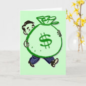 Zahlen Sie ihm Vorwärtsgrußkarte Karte (Gelbe Blume)