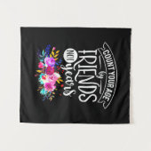 Zählen Sie Ihr Alter von Freunden Wandteppich (Vorderseite (Horizontal))