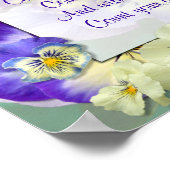 "ZÄHLEN SIE IHR LEBEN NACH LÄCHELN" ~ Poster (Ecke)