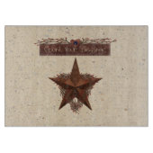 Zählen Sie Ihre Blindschneidplatte Schneidebrett (Vorderseite)