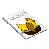 Zählen Sie Ihre Hühner nicht, bevor sie hassen Notizblock (Rechte Seite)