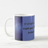 Zählen Sie Ihre Segen-Tasse Kaffeetasse (Links)