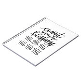 zählen Sie Ihre Segen-Zeitschrift Notizblock (Linke Seite)