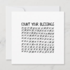 Zählen Sie Ihre Segnungen