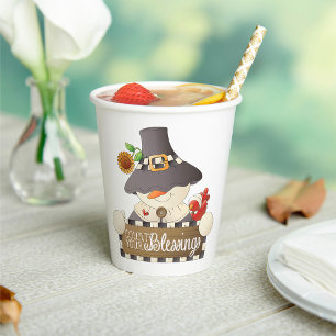 Zählen Sie Ihre Segnungen Pappbecher