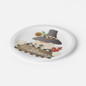 Zählen Sie Ihre Segnungen Pappteller (Schrägansicht)