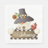 Zählen Sie Ihre Segnungen Serviette (Vorderseite)