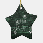 Zählen Sie Ihren Segen Ornament (Links)