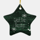 Zählen Sie Ihren Segen Ornament (Hinten)