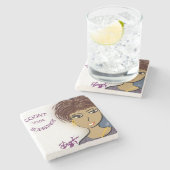 ZÄHLEN SIE IHREN SEGEN STEINUNTERSETZER (Seitenansicht)