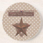 Zählen Sie Ihren Segen-Untersetzer Untersetzer (Vorne)