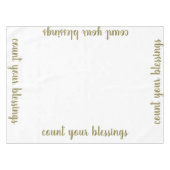 Zählen Sie Ihren Segenfeiertag Erntedankdekor Tischdecke (Vorderseite (Horizontal))