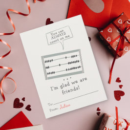 Zählen Sie immer auf meinen Valentinstag-Klassenzi