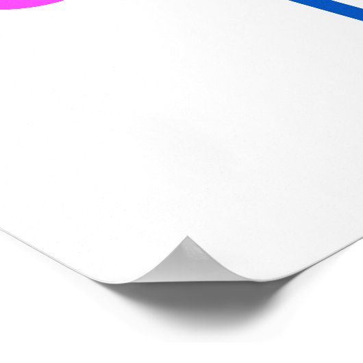 "Zahlen sind cool!" 1-100 Chart Custom Poster (Ecke)