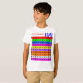 Zahlen sind Cool, 1-100 Zahlen Diagramm Kinder T - T-Shirt (Vorne ganz)