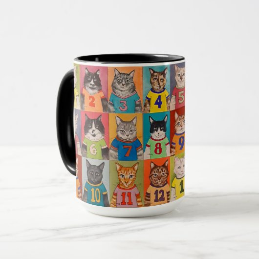 Zahlen Tasse (Vorderseite Links)